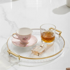 애니원픽 스페셜 테이블 트레이 쟁반, 화이트골드, 1개