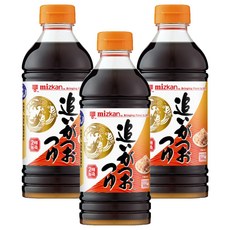 미즈칸 농축 쯔유, 500ml, 3개