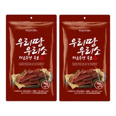 코주부 우리땅 우리소 저온 숙성 육포, 2개, 230g