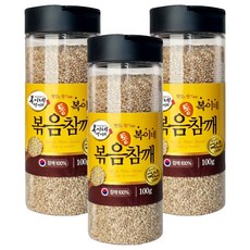 BokineMeokgeori 韓國產焙炒全芝麻, 3個, 100g