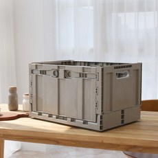 Camp Nine 折疊箱 63L, 炭棕色, 1個