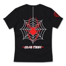 그랜피니 남녀공용 스파이더 반팔 티셔츠 NGX