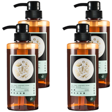 tsaio 上山採藥 美背沐浴露 茶樹, 430ml, 4瓶