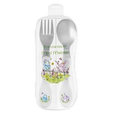 포트메리온 미니메리온 스푼포크 세트, 토끼와 곰, 스푼 + 포크, 1세트