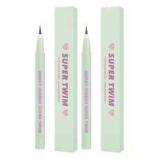 Merry monde Super Twim溫和持效眼線液筆, 03 Light Brown, 2支