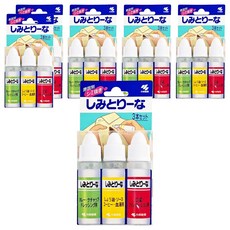 小林製藥 攜帶用衣物應急去污瓶 10ml*3瓶, 適用於咖啡漬, 醬油漬, 口紅等, 18瓶