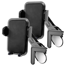 옵시디언 차량용 핸드폰 반자동 클립거치대, 2개