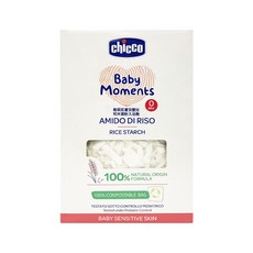 Chicco 敏弱肌嬰兒稻米澱粉入浴劑 100%天然來源配方 生物分解可回收包裝 義大利品牌, 250g, 1盒