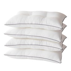 La Pomme 素面滾邊防塵枕芯, 白色