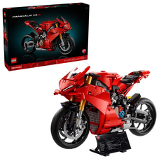 LEGO 樂高 Technic Ducati Panigale V4 S 42202 杜卡迪重機模型積木, 1盒, 紅色