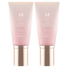 미샤 엠 시그너처 리얼 컴플릿 비비크림 이엑스 SPF30 PA++, 21호 화사한 베이지, 45g, 2개