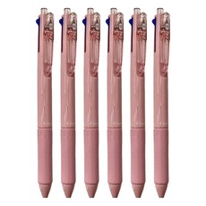 PILOT 百樂 Acroball 輕油2 + 1多功能筆 0.5, 柔粉, 6支