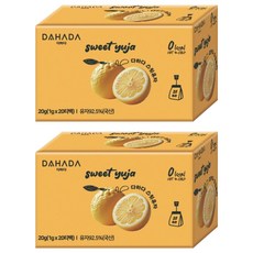 DAHADA 甜柚茶包, 1g, 20包, 2盒