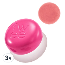 퓌 립앤치크 블러리 푸딩팟 5g, PK02 스커트, 3개