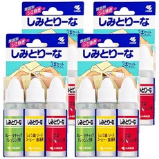 小林製藥 攜帶用衣物應急去污瓶 10ml*3瓶, 適用於咖啡漬, 醬油漬, 口紅等, 12瓶