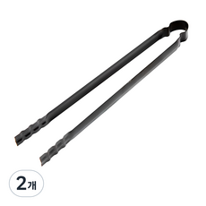 숯 집게, 블랙, 2개