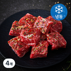 미트엔조이 꽃갈비살 찹스테이크 (냉동), 150g, 4개