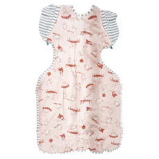 LOVE TO dream stage2 蝶型可拆袖輕薄款睡袋 M 勇敢兔, 粉色