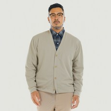 5XLARGE 男士大尺碼寬鬆版型防皺基本款針織開襟衫