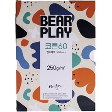 BEARPLAY Tintoretto 含棉60 書法用空白明信片 75張 250g 10 x 15 cm, 白色, 1個