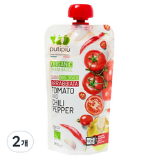 putipiu 有機阿拉比亞塔義大利麵醬, 200g, 2個