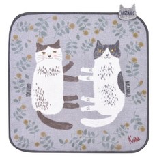 kUSUgURU JAPAN 日本眼鏡貓 日本正版商品 Nagonago-san系列 紗布絨手帕毛巾