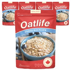 Dubo sikpum 加拿大即食燕麥片, 1kg, 5包