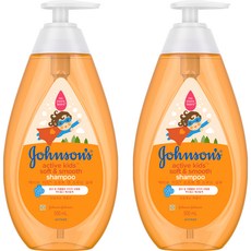 존슨즈베이비 액티브 키즈 소프트 앤 스무드 샴푸, 500ml, 2개