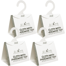 PEST7 衣蛾專用吊掛式立體誘黏板, 4個