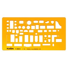 코링 가구정규 1/100 템플레이트 K-8800, 1개