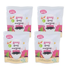 Pure Eat 幼兒海苔酥, 21g, 海苔, 4袋