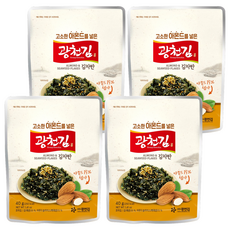 廣川海苔 加入香濃杏仁的海苔酥, 40g, 4個
