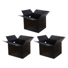 코멧 두꺼운 이사박스 3T, 블랙, 3개