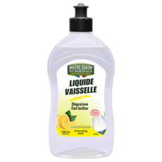 MAITRE SAVON DE MARSEILLE 玫翠思 洗碗精 黃檸香 500ml, 1瓶
