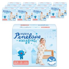 페넬로페 뉴 미라클 올데이 밴드형 기저귀 남여공용, 5단계, 360매