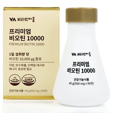 Vitamin Village 優質生物素 45g, 1罐, 90顆