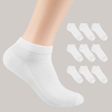 베이스알파에센셜 남성용 여름 통기성 메쉬 스니커즈 발목 양말 10켤레 세트
