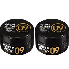 미쟝센 파워스윙 슈퍼 하드 매트 왁스 9, 80g, 2개