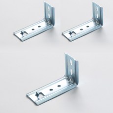 세류홈 ㄱ자 브라캣 7.5cm, 실버, 3개 실버, 3개