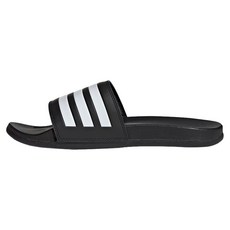 adidas 愛迪達 男女款 ADILETTE COMFORT 拖鞋 GZ5891, 240mm, 黑色 + 白色