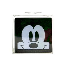 Disney 迪士尼 米奇米妮 牙刷架，樹脂材質，包裝尺寸約3.8x3.8x3.8CM, 隨機, 1個