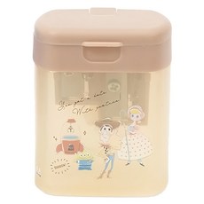 TOY STORY 玩具總動員 兩用削筆器 尺寸50mm*40mm*27mm 日本產地, 棕色, 1個