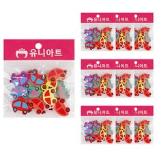 Uniart 2000形狀珠子, 40次, 10片