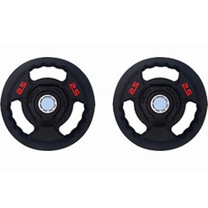 멜킨스포츠 TPU우레탄 원판 30mm 경량 역기 데드리프트, 2.5kg, 2개, 혼합색상