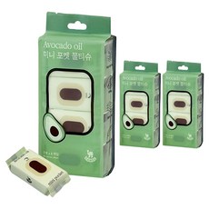 CAMEL 酪梨油迷你口袋濕紙巾, 24個, 8張