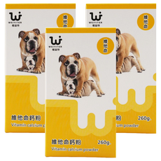 WEIYITER 維益特 維他命鈣粉 犬用, 3盒