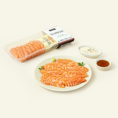 노르웨이 연어 배꼽살회, 200g, 1팩