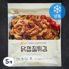 닭껍질튀김 (냉동), 1kg, 5개