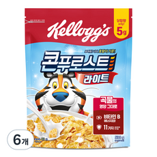 콘푸로스트 라이트 시리얼, 530g, 6개