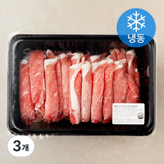 6다이닝 소 앞다리살 샤브샤브용 (냉동), 500g, 3개
